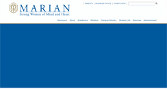 Desktop Screenshot of marian-hs.org